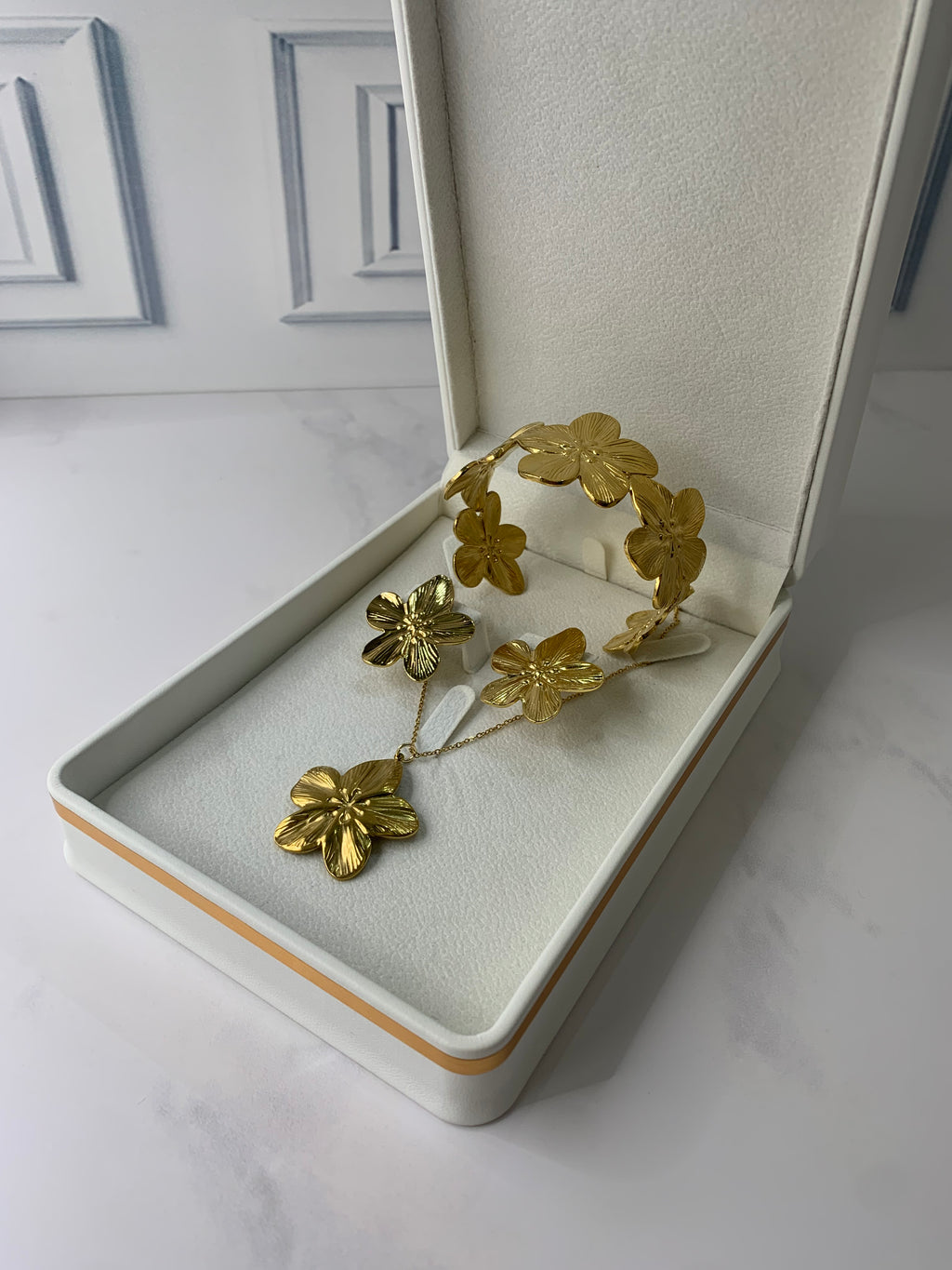 Parure floura 3 psc