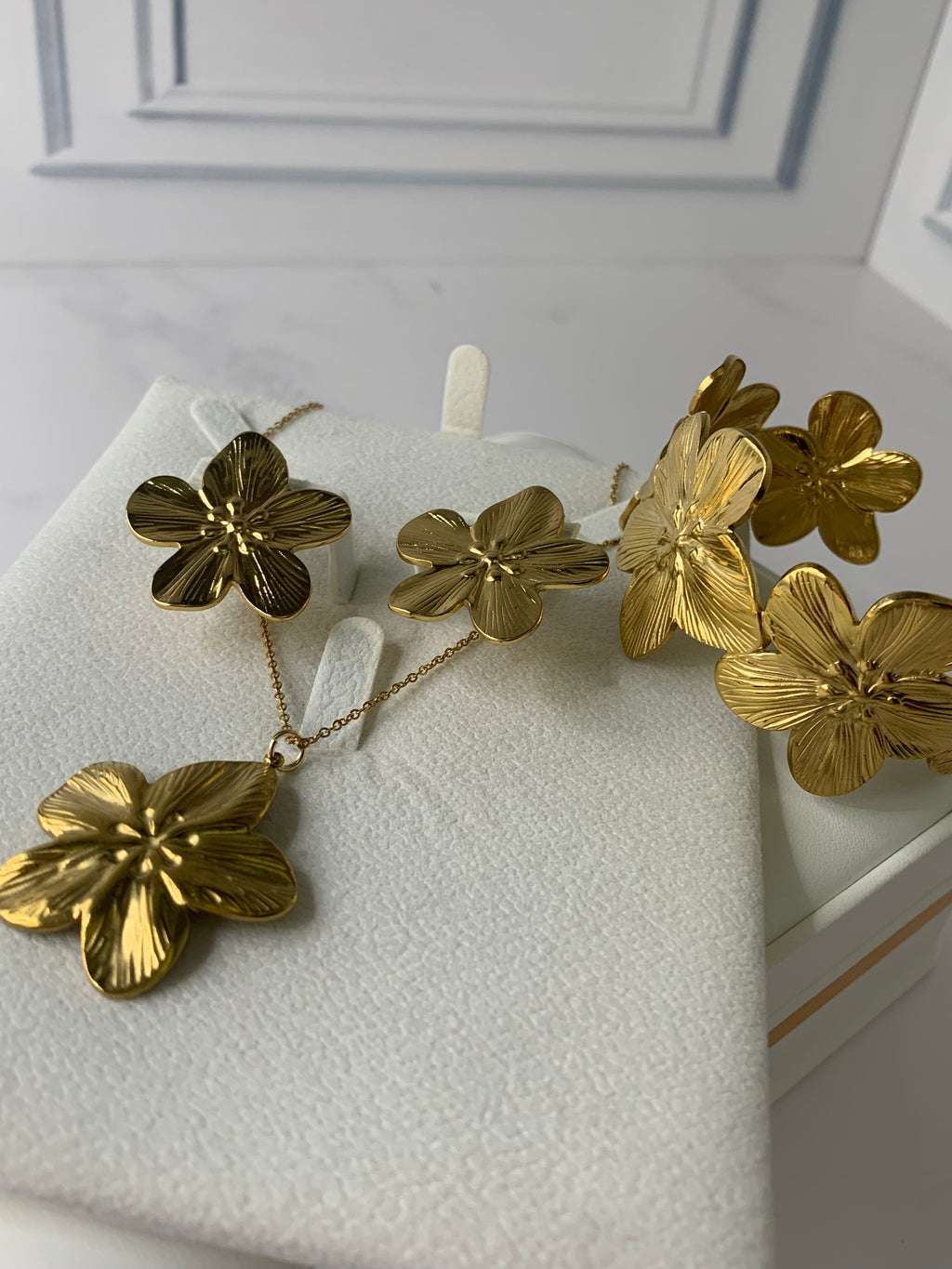 Parure floura 3 psc